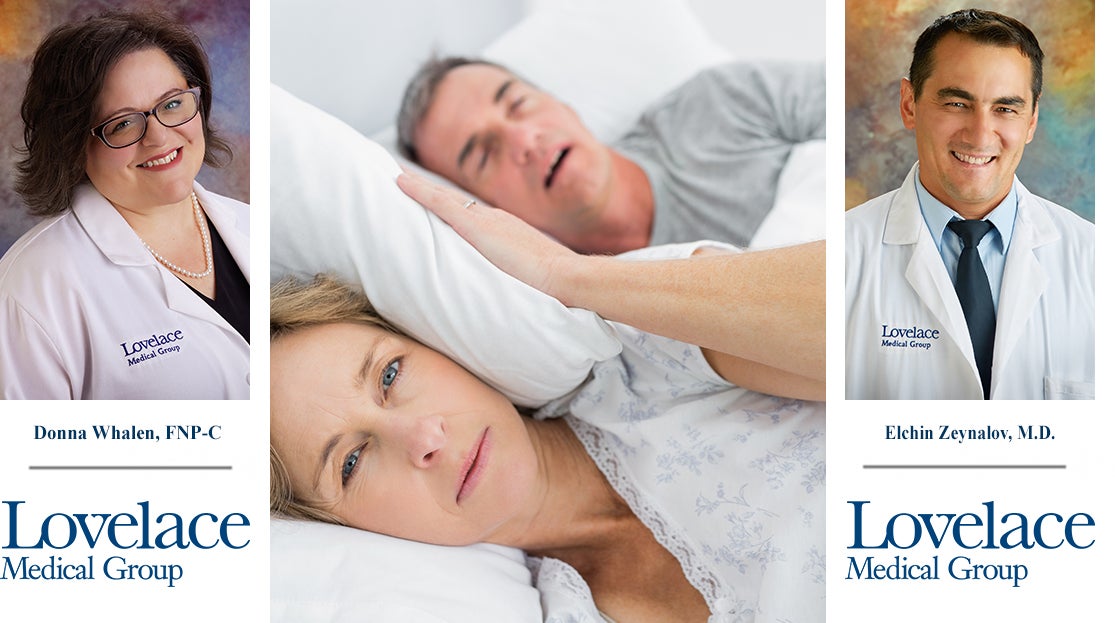 Do you snore? Lovelace Sleep Center will help you and others sleep better
