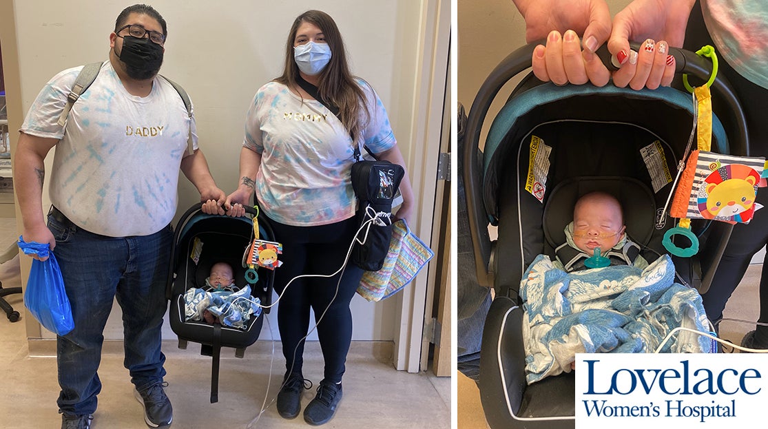 Firstborn son doing well after arriving 18 weeks early