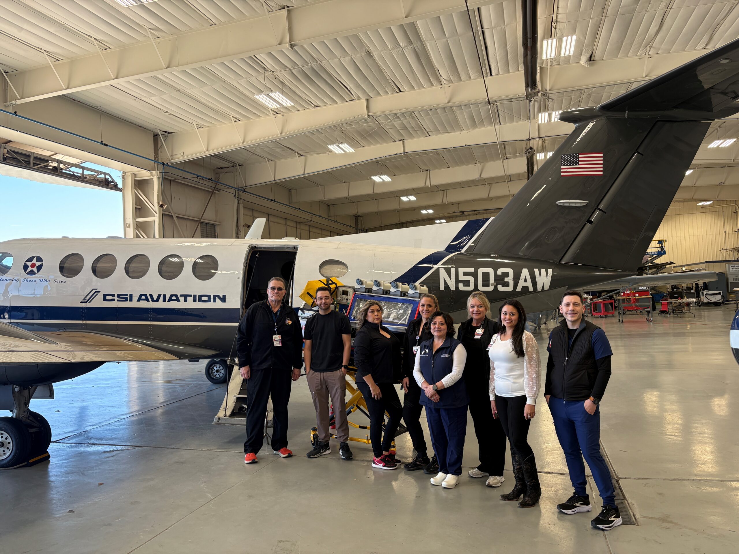 Lovelace Women’s Hospital and CSI Aviation team up to provide air and ground transportation for NICU babies